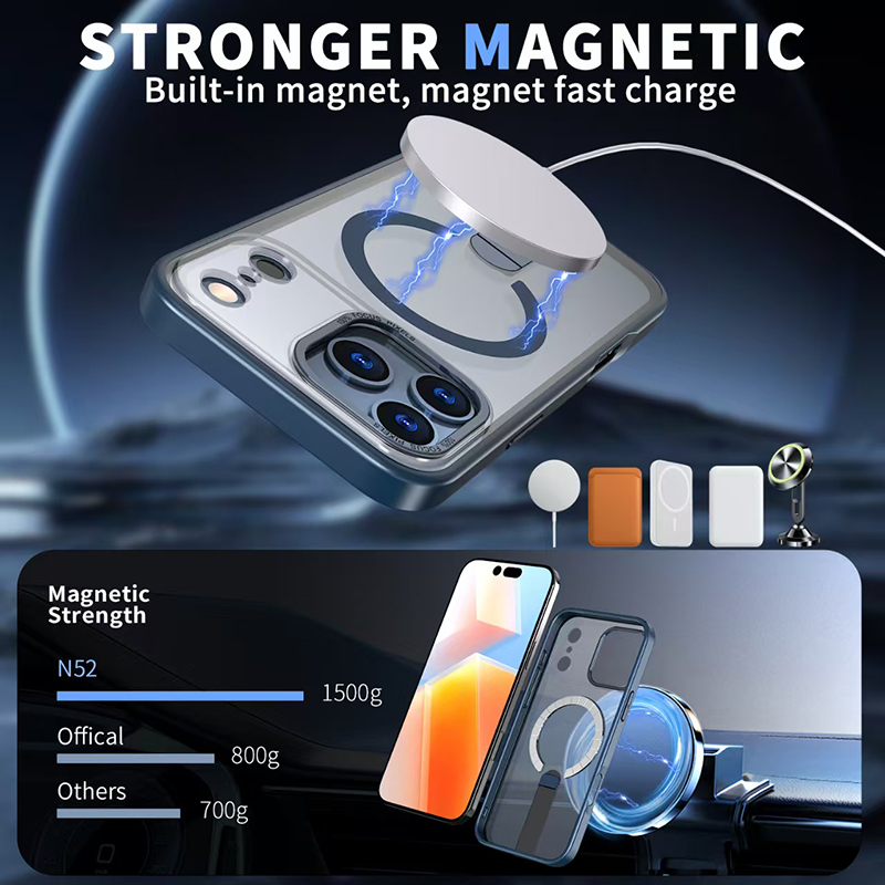 High quality matte metal invis - Phone Accessories Holder Car 评论和价格
